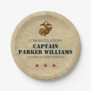 United Staaten Marines   Siegel 1 des Meereskorps Pappteller