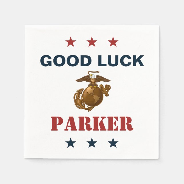 United Staaten Marines | Siegel 1 des Meereskorps Serviette (Vorderseite)