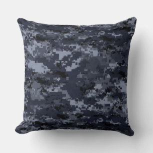 United Staaten Military Blue Camouflage Pillow Kissen
