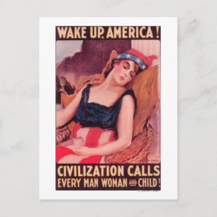 United Staaten of AmericaWar II Promotional Postkarte
