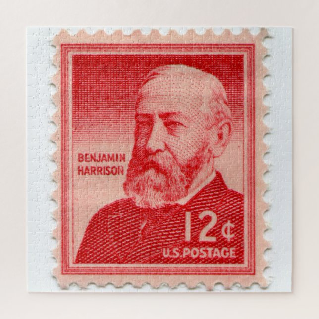 United Staaten Postage Briefmarke Jigsaw Puzzle (Vertikal)