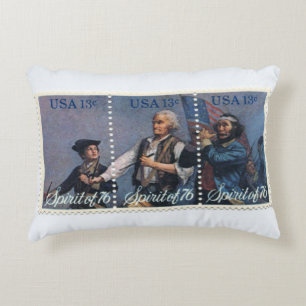United Staaten Postage Briefmarke Throw Kissen