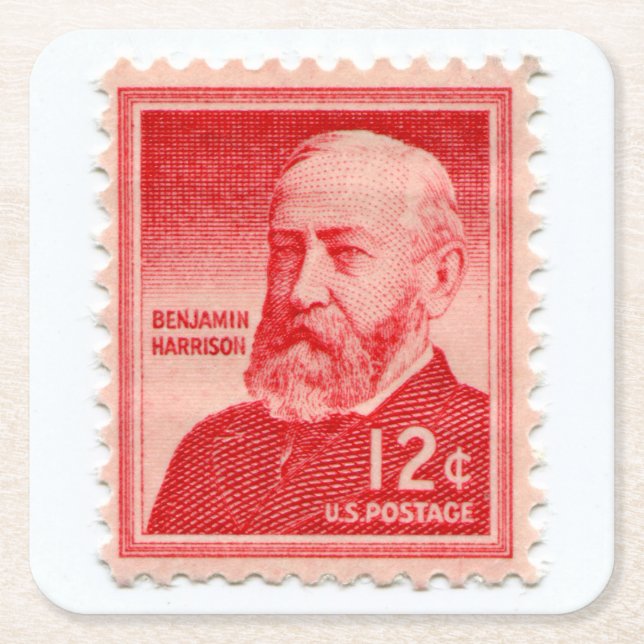 United Staaten Postage Briefmarke Untersetzer Set (Vorderseite)