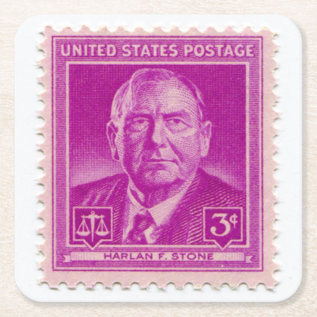 United Staaten Postage Briefmarke Untersetzer Set (Vorderseite)