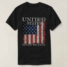United Staaten Retro Grunge T-Shirt