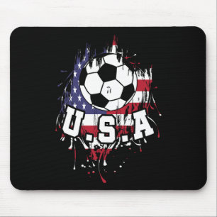 United Staaten Soccer American Football USA Futbol Mousepad