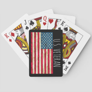 United Staaten Veteran/American Flag Playing Cards Spielkarten