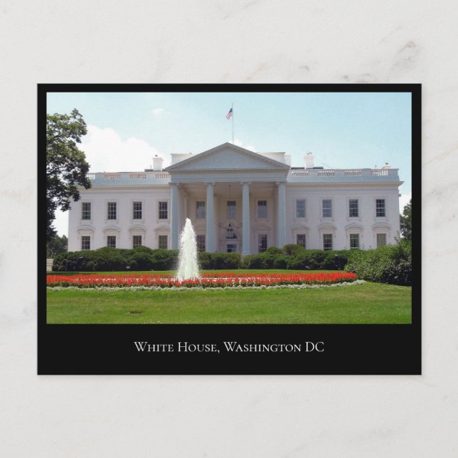 United Staaten White House Post Card Postkarte (Vorderseite)