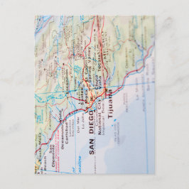 United States 1830 Historical Vintage Map Feiertagspostkarte