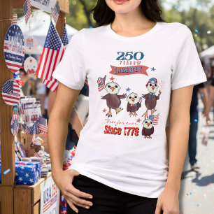 United States 250. Jubiläums-Adler-Familie Tri-Blend Shirt
