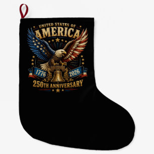 United States America 250. Jubiläum Adler Großer Weihnachtsstrumpf