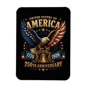 United States America 250. Jubiläum Adler Magnet