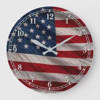 United States Flag Watch 2026 (New Design) Große Wanduhr