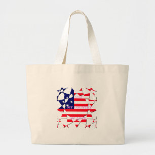 United States of America Flag  Jumbo Stoffbeutel