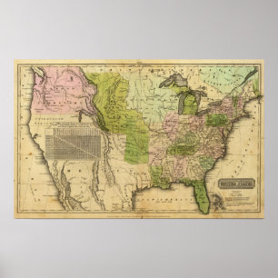 United States Olney Map Poster