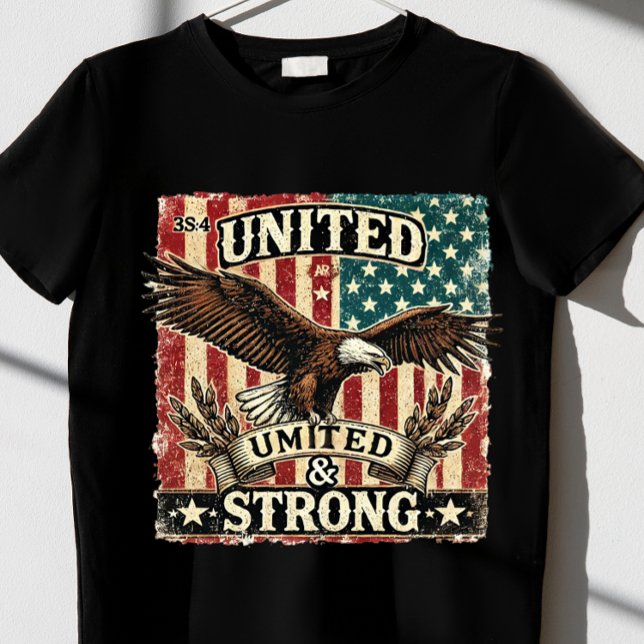 "United & Strong" T-Shirt (Von Creator hochgeladen)