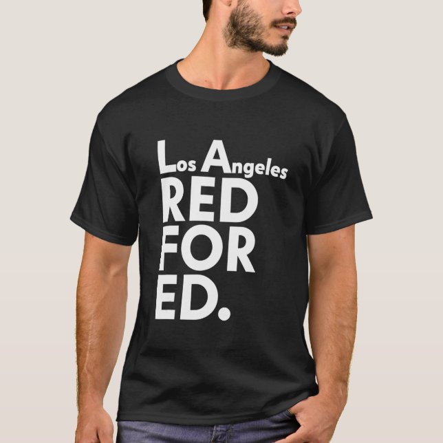 United Teachers Los Angeles Red for Ed Shirt UTLA (Vorderseite)