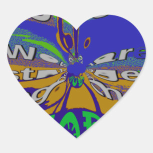 United USA Hope Stronger Together Herz-Aufkleber