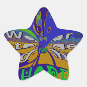 United USA Hope Stronger Together Stern-Aufkleber