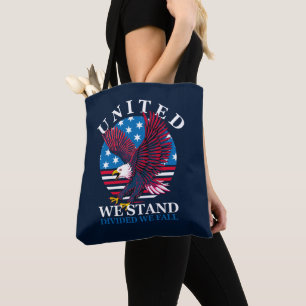 United We Stand - Adler und amerikanische Flagge
