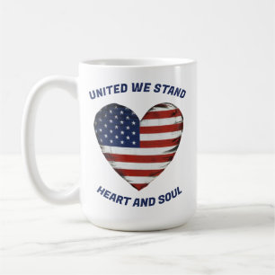United We Stand Patriotic Kaffeetasse