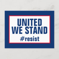 United We Stand Resist Red White Blue