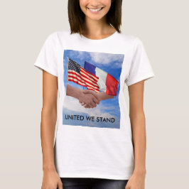 United We Stand USA & Frankreich Women's Basic T - T-Shirt