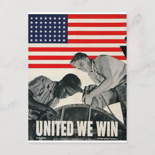 United We Win! Postkarte