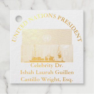 #UNITEDNATIONSPRESIDENT DR. #LAURAHCASTILLOS ESQ. GESCHENKANHÄNGER