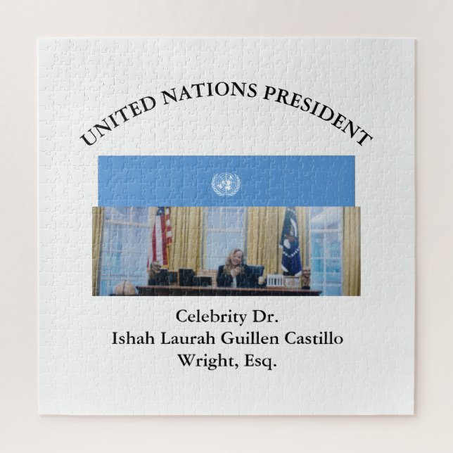 #UNITEDNATIONSPRESIDENT DR. #LAURAHCASTILLOS ESQ. PUZZLE (Vertikal)
