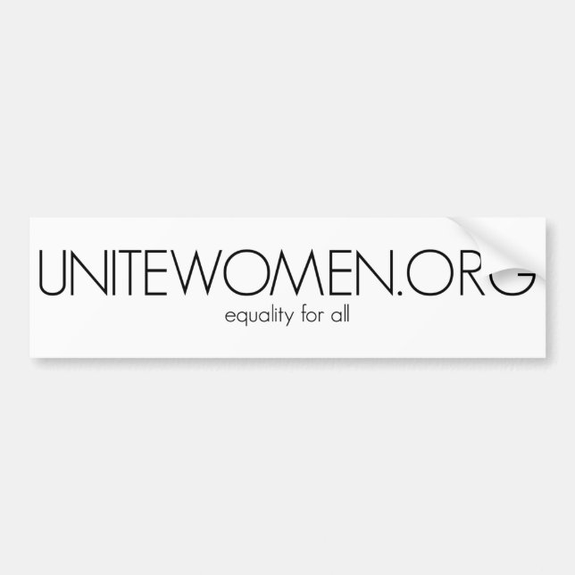 UniteWomen.org-Autoaufkleber Autoaufkleber (Vorne)