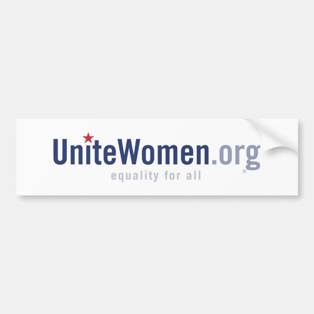 UniteWomen.org-Logo-Autoaufkleber Autoaufkleber (Vorne)