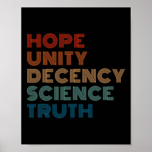 Unity Anstand Science Truth Poster