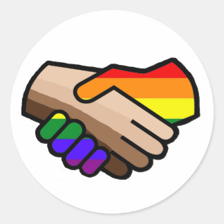 Unity-Aufkleber Runder Aufkleber