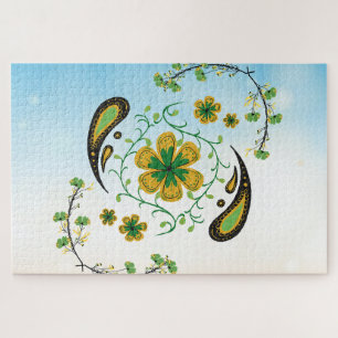 Unity Blossom – Friedliche Taiji-Blumen Puzzle