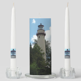 Unity Candle für Hochzeiten mit Light House Kerzenset