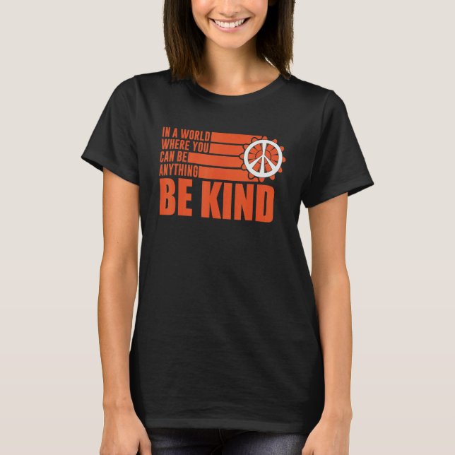 Unity Day Choose Kindness Be Kind End Bullying T-Shirt (Vorderseite)