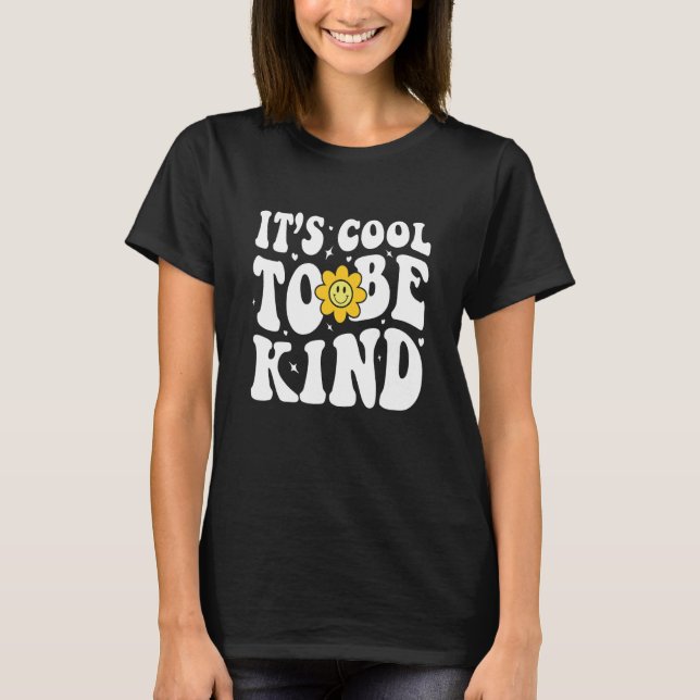 Unity Day   Orange 2022 Kindness Groovy Anti bully T-Shirt (Vorderseite)