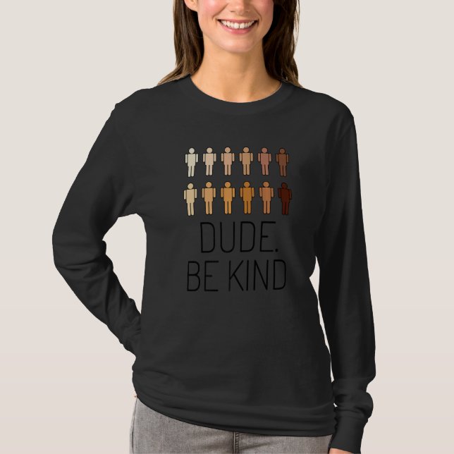 Unity Day Orange Anti Bullying Melanin Kindness Du T-Shirt (Vorderseite)