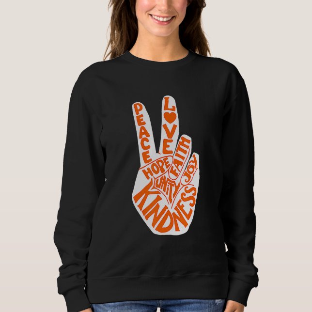 UNITY DAY Orange Anti Bullying Unity Day Sweatshirt (Vorderseite)