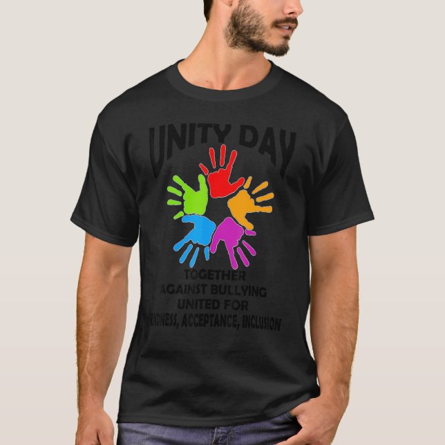 Unity Day Orange  Be Kind Anti Bullying Kindness T-Shirt (Vorderseite)