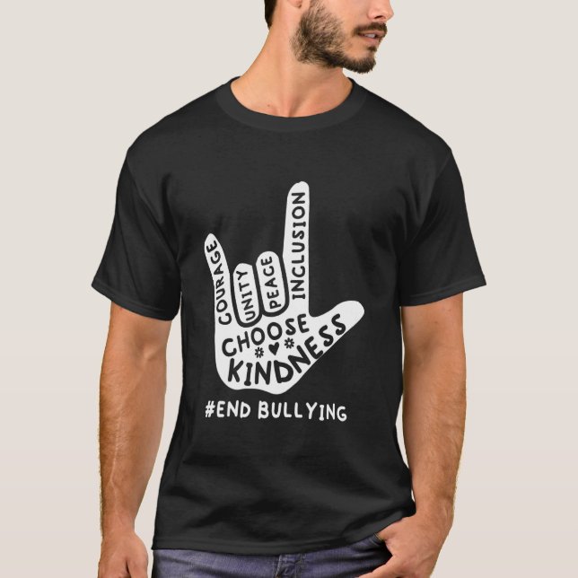 Unity Day Orange Kids 2022 Anti Bullying Liebe Sig T-Shirt (Vorderseite)