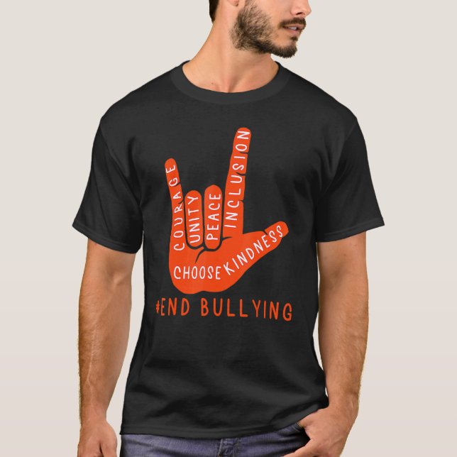 Unity Day Orange Kids 2022 Anti Bullying Liebe Sig T-Shirt (Vorderseite)