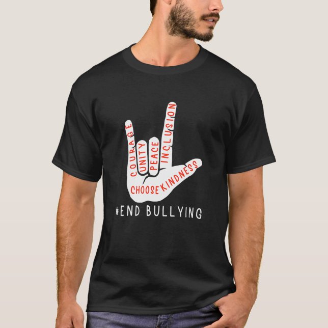 Unity Day Orange Kids 2022 Anti Bullying Liebe Sig T-Shirt (Vorderseite)