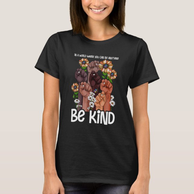 Unity Day Orange Kids are kind women be kind ASIS T-Shirt (Vorderseite)
