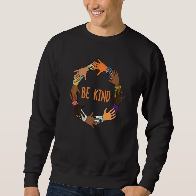 Unity Day  Orange Kids Be Kind  Women Be Kind ASL  Sweatshirt (Vorderseite)
