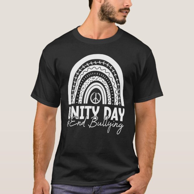 UNITY DAY Orange Rainbow Anti Bullying  And Be Kin T-Shirt (Vorderseite)