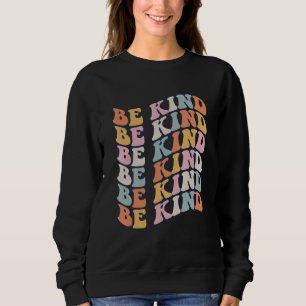 Unity Day Orange Vintage Sei nett Anti-Mobbing Sweatshirt