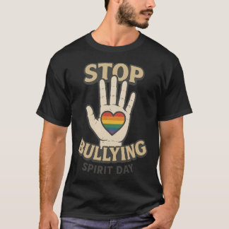 Unity Day Purple Anti Bullying Stop Bullying Spiri T-Shirt