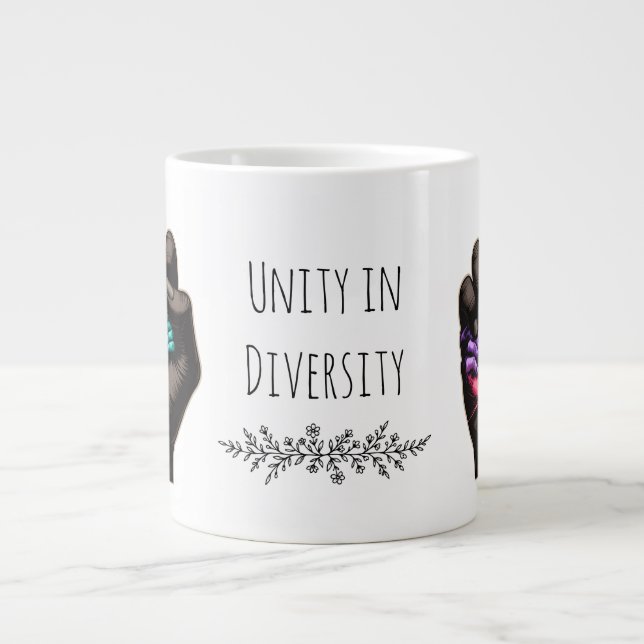 Unity in Diversity Jumbo-Tasse (Vorderseite)